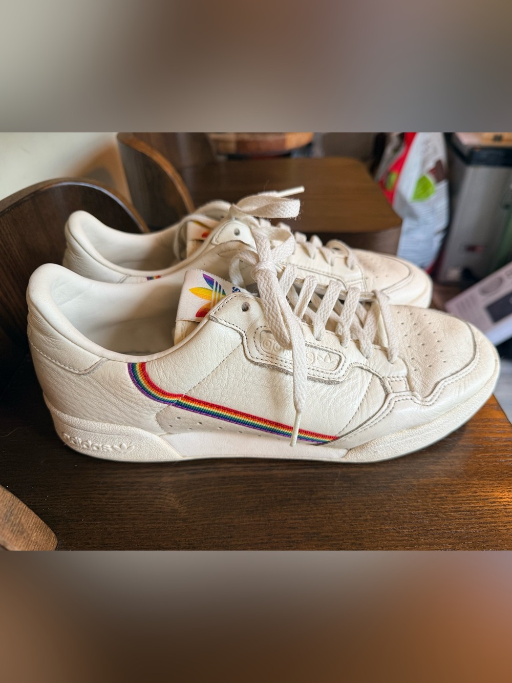 Adidas Continental 80 "Pride" edition sneaker Men’s size 9